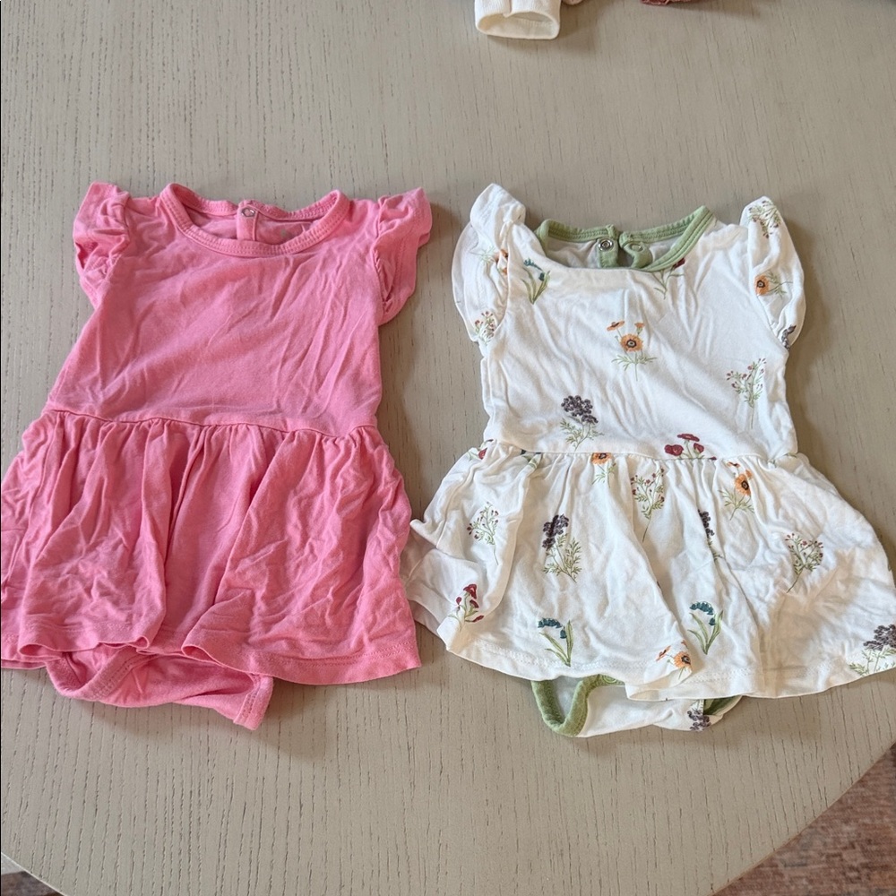 Kyte Baby twirl bodysuit dress set